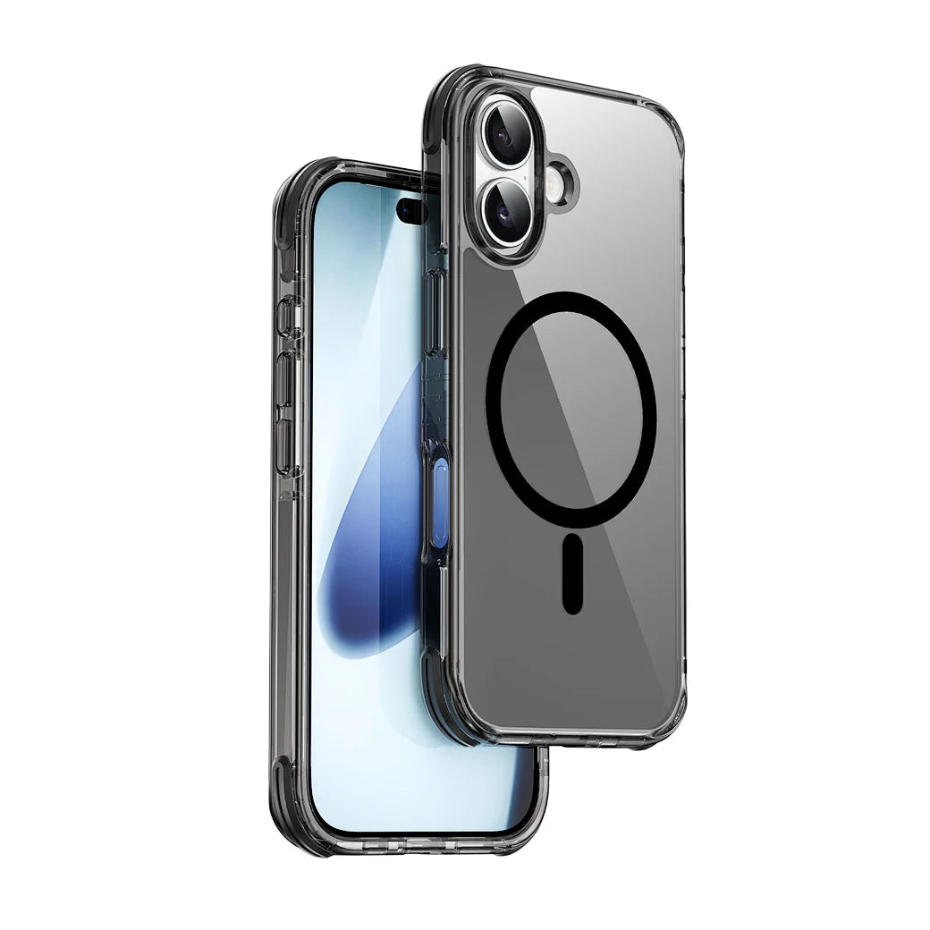 WiWU HCC-203 Hybrid Magnetic Clear Case 3D Armor Triple Layer Shockproof Cover