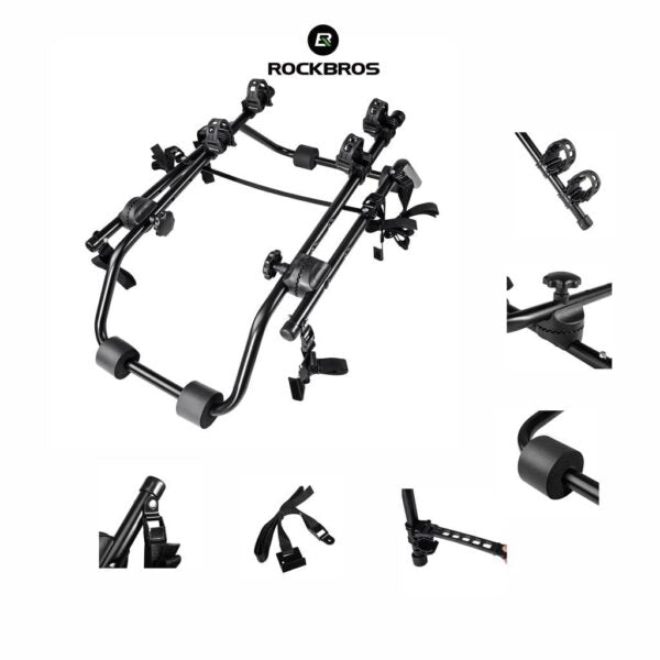 ROCKBROS KW-7071-02 – Suporte Traseiro para Bicicletas (200 kg, Aço Carbono)