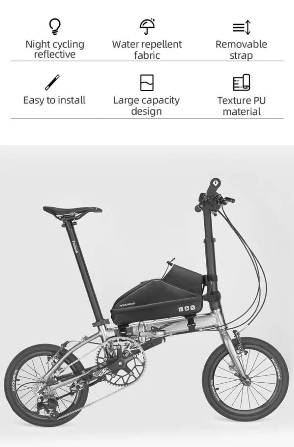 ROCKBROS Bicycle Bag Waterproof – Bolsa Triangular para Bicicleta