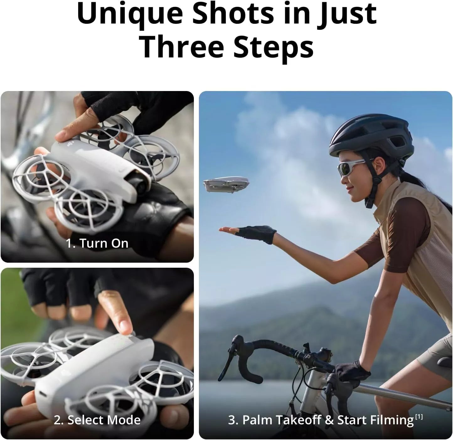 Mini Drone DJI Neo Fly More Combo (4K - Autonomia: 18 min - Branco)
