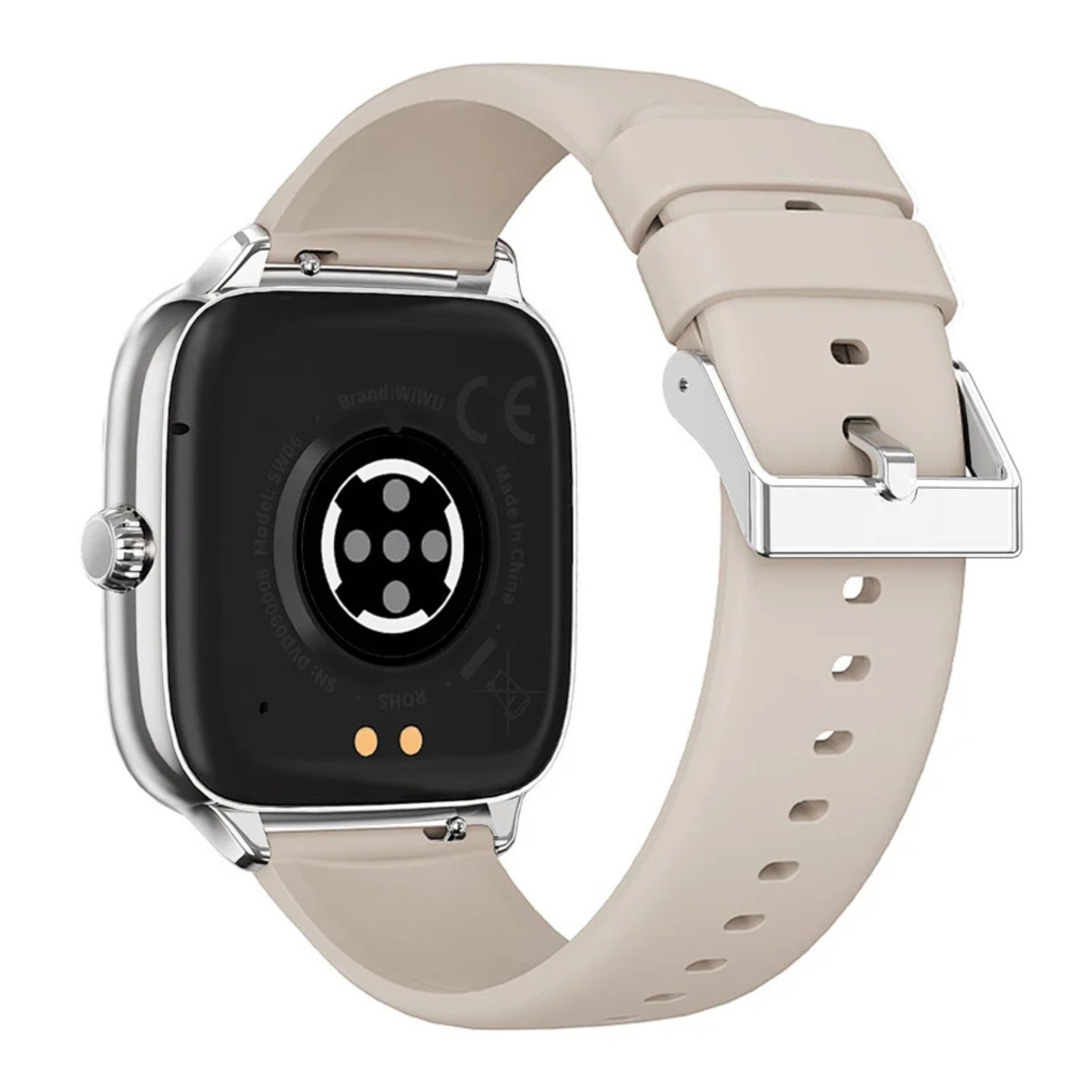 Smartwatch WiWU SW06 | Ecrã de 1.96" com Bordas Infinitas e Chamadas via Bluetooth – Monitorização de Saúde e Design em Liga de Zinco