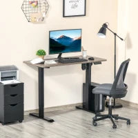 Secretária de Altura Ajustável Elétrica LT-304A Ergonómica com Painel Digital e Estrutura de Aço