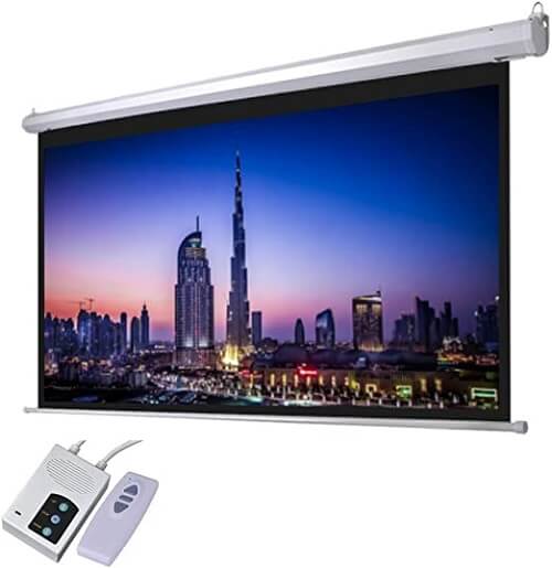 Tela Elétrica iView E180 com Controle Remoto 180x180cm
