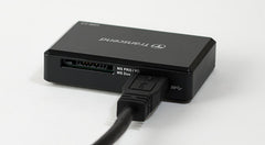 Transcend USB 3.0 Super Speed Multi-Card Reader para Cartões SD/SDHC/SDXC/MS/CF (TS-RDF8K) - Preto