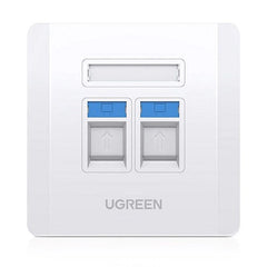 UGreen Placa de Parede de Dupla Porta LAN / RJ45 / RJ11 – 80182