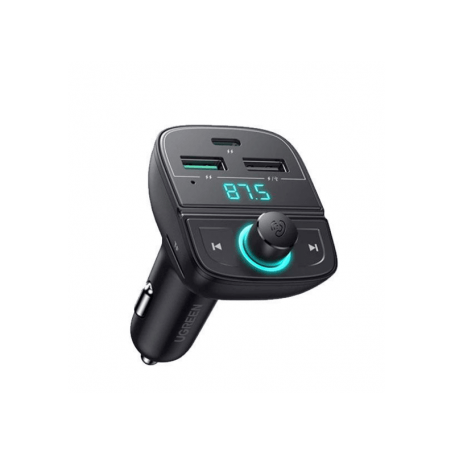 UGREEN Bluetooth Car Charger (5.0+PD+QC3.0+USB Flash Drive+TF) - Preto