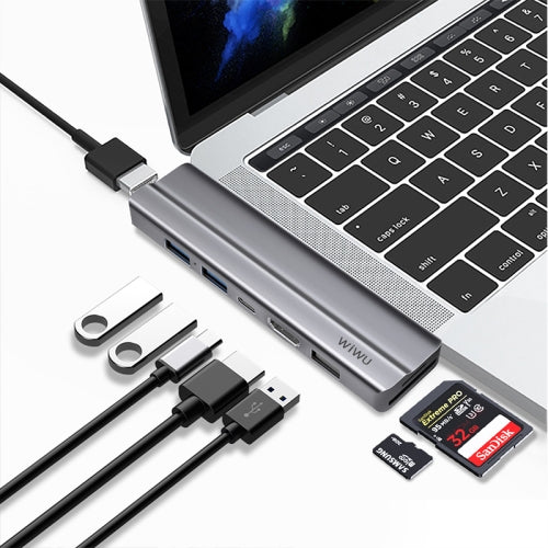 Adaptador Wiwu Alpha 8 in 1 T9
