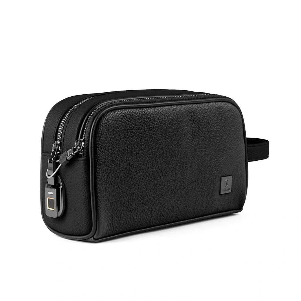 Bolsa Executiva WiWU Phantom Pro com Bloqueio de Impressão Digital | Segurança Biométrica Avançada e Design Premium em Couro PU – Proteção Total e Acesso Instantâneo