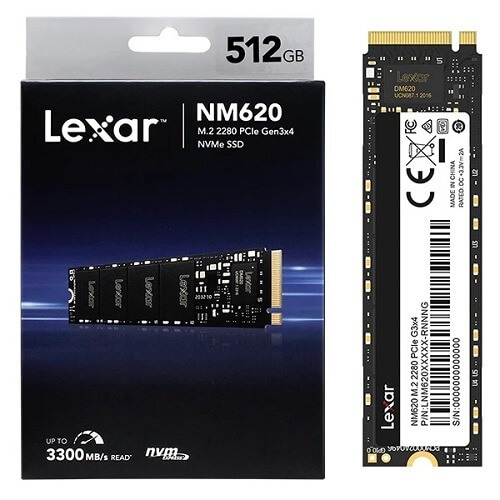 Lexar 512 GB SSD NM620 NVMe M.2 2280