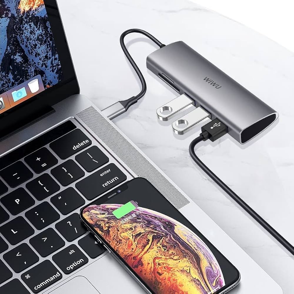 WiWU 5 em 1 USB C Hub Alpha 532ST