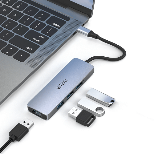 WiWU Alpha 440 Pro USB C Hub 4-in-1 - Image 3