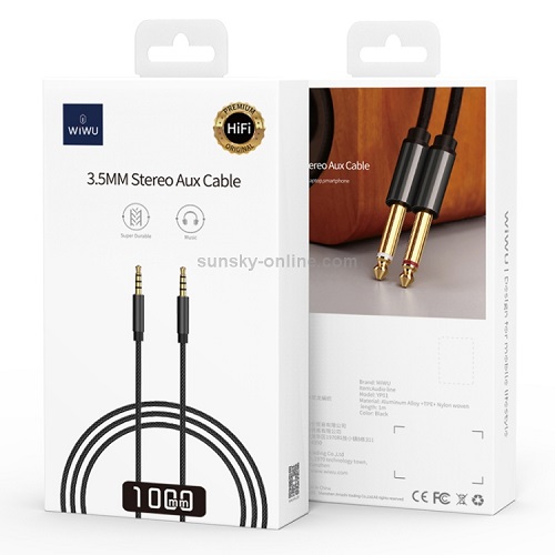 Cabo Wiwu 3.5mm Stereo Aux (YP01)