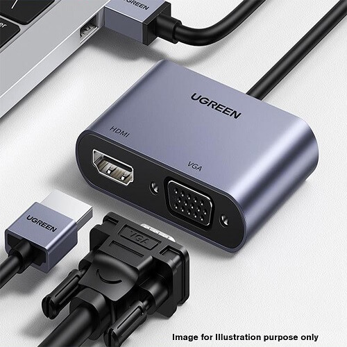 UGREEN USB 3.0 to HDMI+VGA Converter 20518 - Image 3