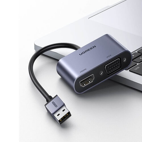 UGREEN USB 3.0 to HDMI+VGA Converter 20518 - Image 4