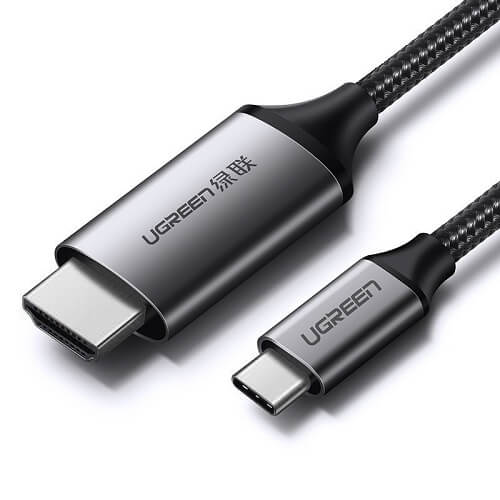 Ugreen cable HDMI cable - USB Type C 4K 60 Hz 1.5 m black-gray (MM142 50570) - Image 2