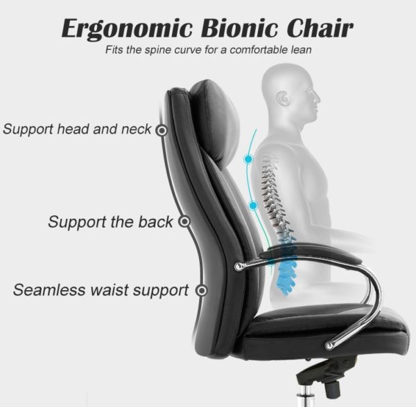 HIGH BACK OFFICE CHAIR E307-H - Image 3
