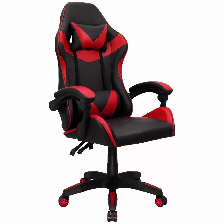 J-8122A Gaming Chair Black & Red