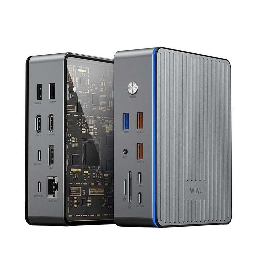 WiWU 16 em 1 Type C Hub Laptop Adapter