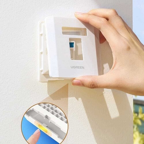 UGreen Placa de Parede de Dupla Porta LAN / RJ45 / RJ11 – 80182 - Image 2