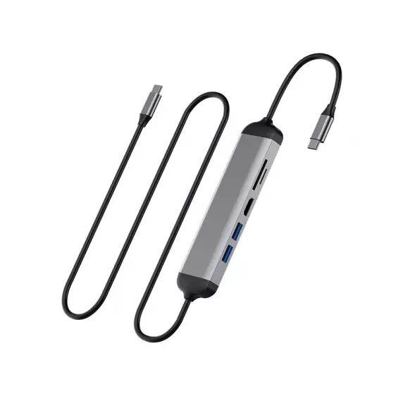 WiWU Alpha A521H 5 em 1 Hub Adaptador USB Tipo C - Image 2