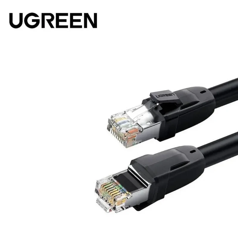 Cabo Ethernet UGREEN Cat 6 U/UTP 1m 1000Mb/s Pure Copper - Preto (50191)
