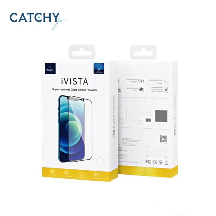 WIWU IVISTA MATTE TEMPERED GLASS SCREEN PROTECTOR FOR IPHONE 15 - TRANSPARENT