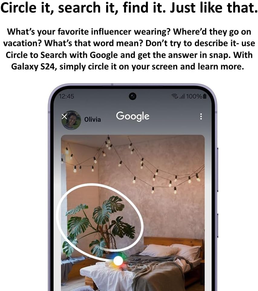SAMSUNG Galaxy S24 Cell Telefone, 256GB AI Smartphone, Unlocked Android, 50MP Camera, Fastest Processor, Long Battery Life, US Version, 2024 - Image 6