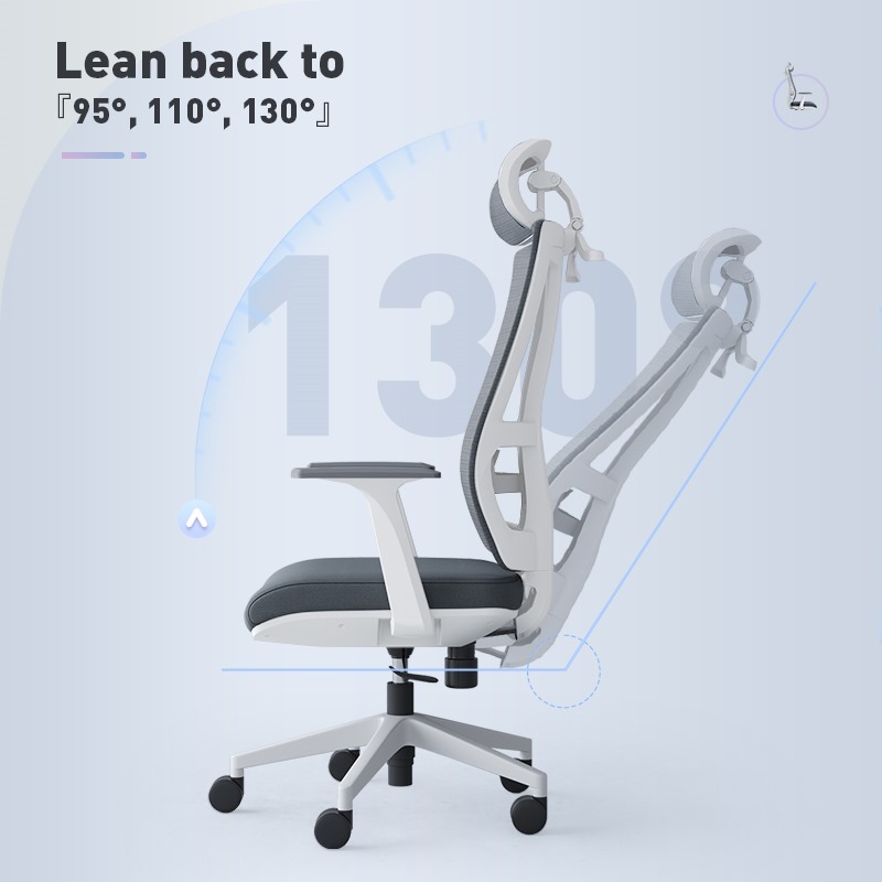 HIGH BACK OFFICE CHAIR A16-H WHITE