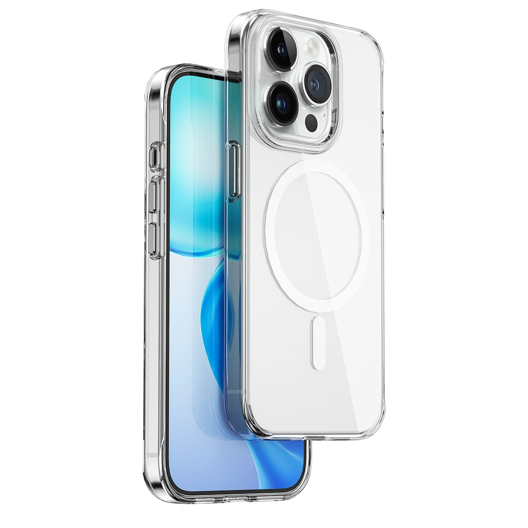 Capa Transparente WiWU Non-Yellow para iTelefone 15 com Magsafe - Modelo BC-02