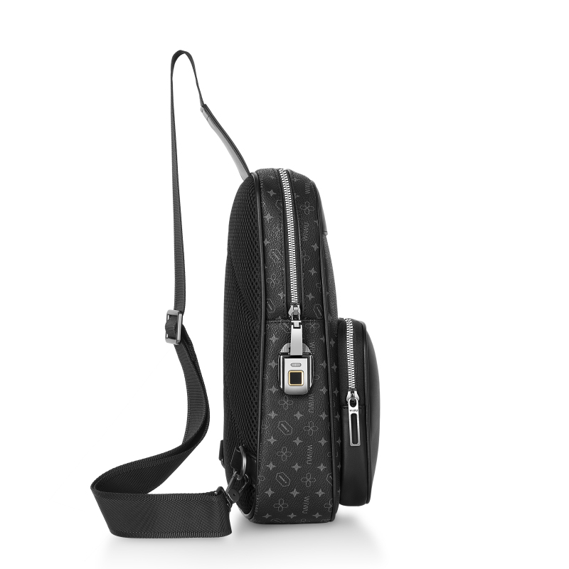 WIWU Master Fingerprint Lock Crossbody Chest Bag - Image 4