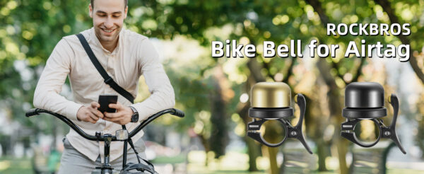 Campainha para Bicicleta ROCKBROS com Suporte para AirTag - Image 6