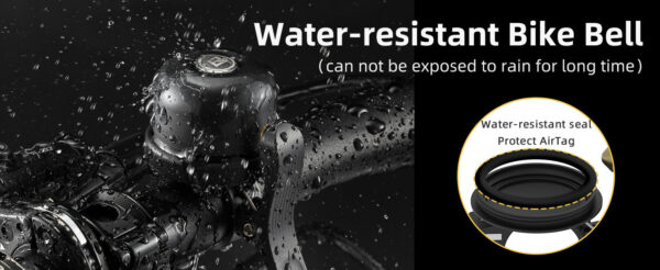 Campainha para Bicicleta ROCKBROS com Suporte para AirTag - Image 4