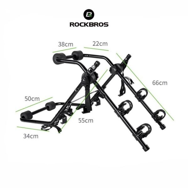 ROCKBROS KW-7071-02 – Suporte Traseiro para Bicicletas (200 kg, Aço Carbono) - Image 2