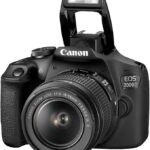 Canon EOS 2000D DSLR + Lente EF-S 18-55mm f/3.5-5.6 IS II – Preta