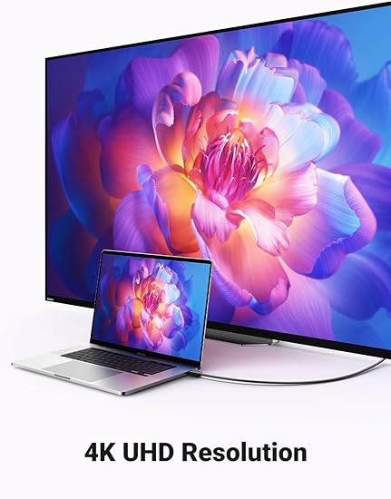 UGREEN 10239 – Cabo DisplayPort para HDMI 1,5 Metros (4K UHD, Uni-direcional) - Image 4