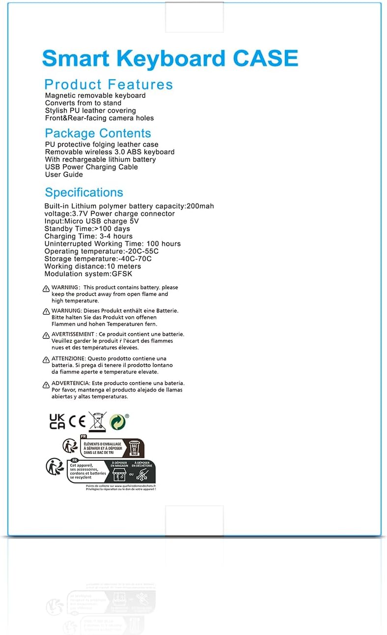 Capa com Teclado para Samsung Galaxy Tab A9 Plus - Image 10