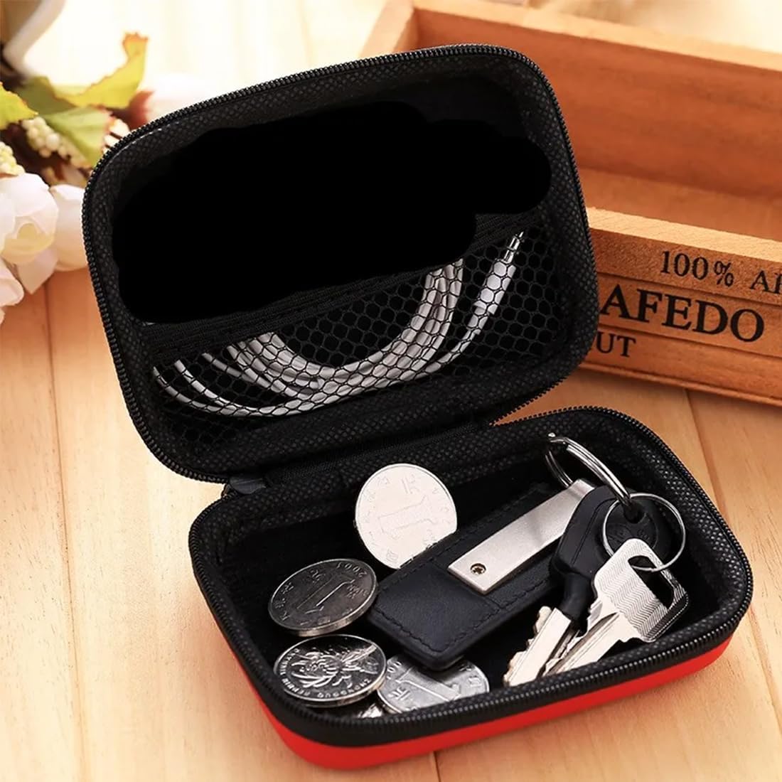 CASE MULTIFUNCTION HDD PORTABLE RED - Image 6