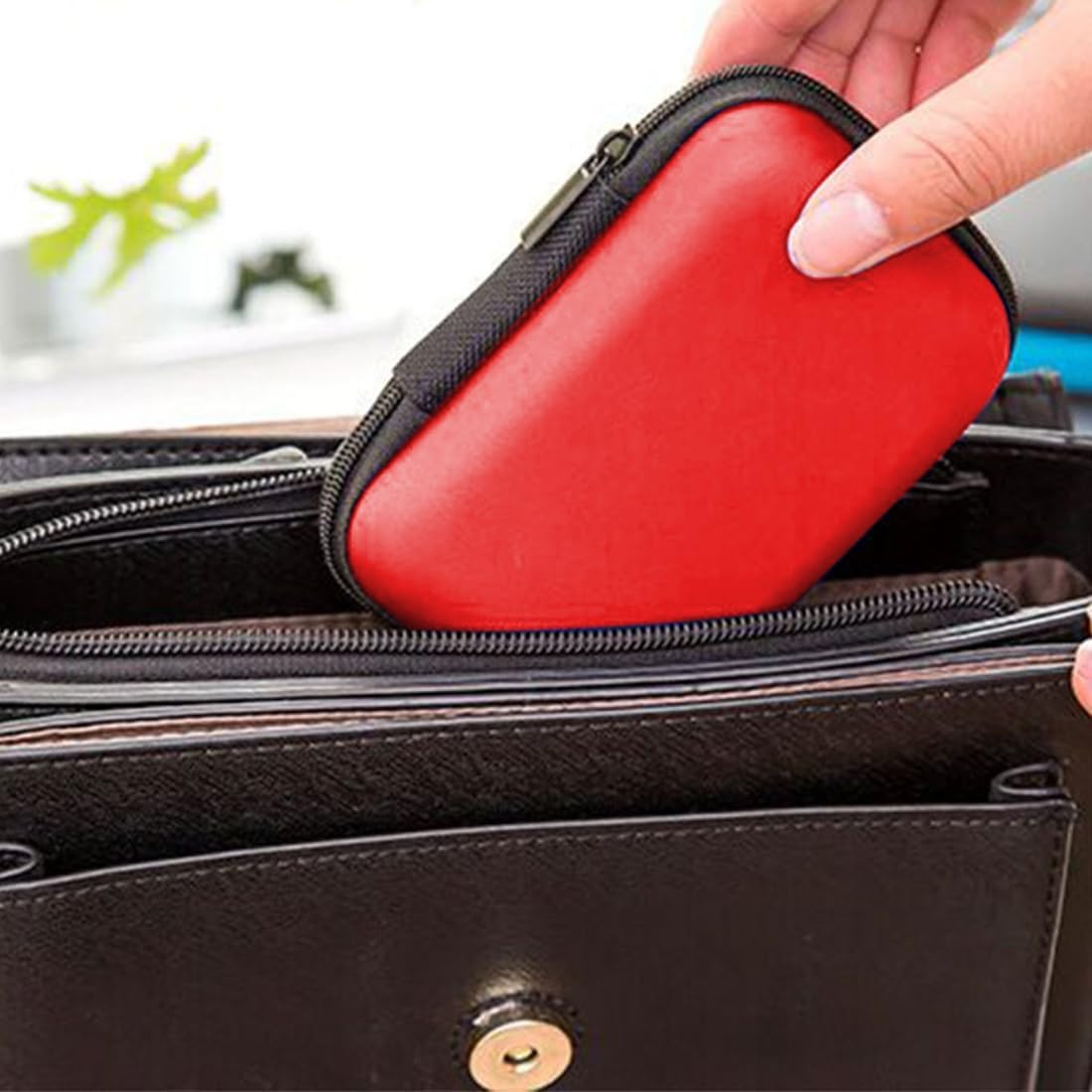 CASE MULTIFUNCTION HDD PORTABLE RED - Image 5