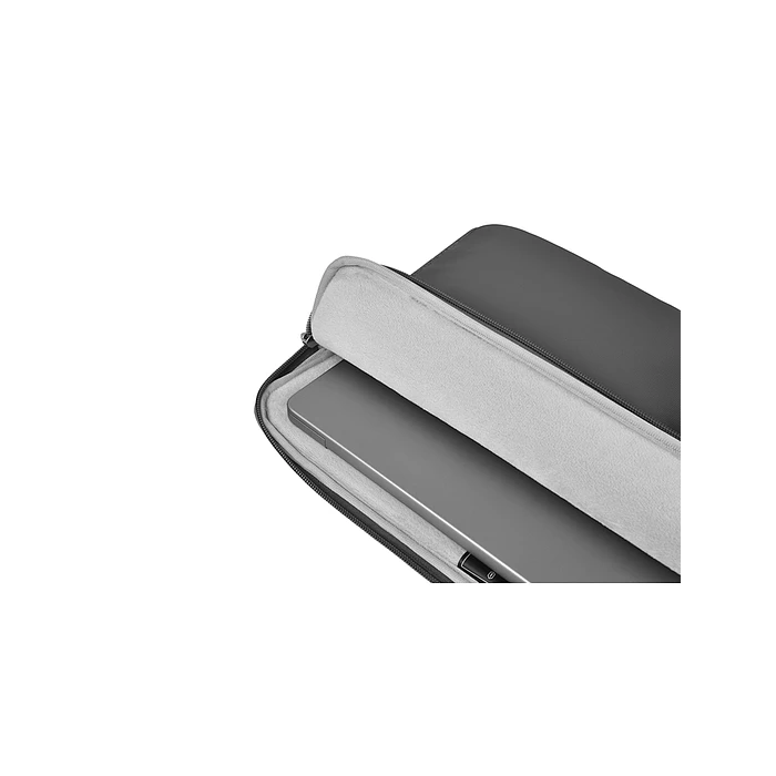 WiWU 14 inch Minimalist Laptop Sleeve – Preta e Cinza - Image 2
