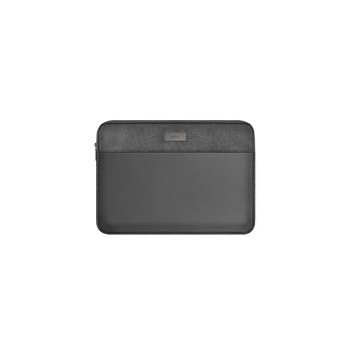 WiWU 16 inch Minimalist Laptop Sleeve – Preta e Cinza - Image 4