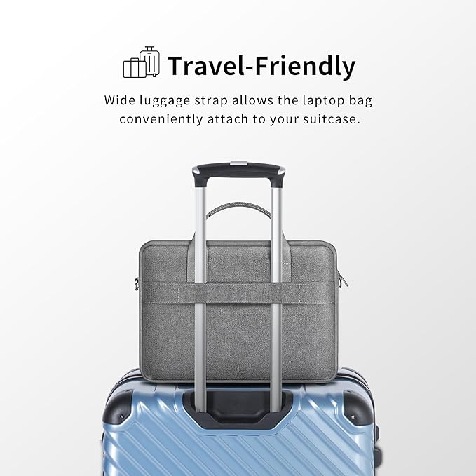 WiWU Minimalist Laptop Bag Pro 14" – Cor Grey: - Image 3