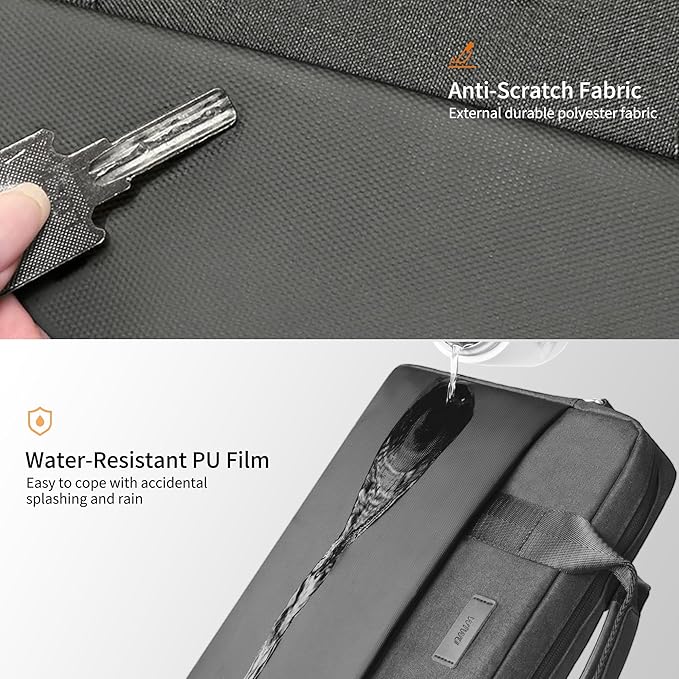 WiWU Minimalist Laptop Bag Pro 14" – Cor Grey: - Image 4