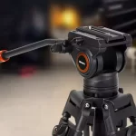 Trípode Profissional Triopo DV965 + Cabeçal HY550 em fibra de carbono