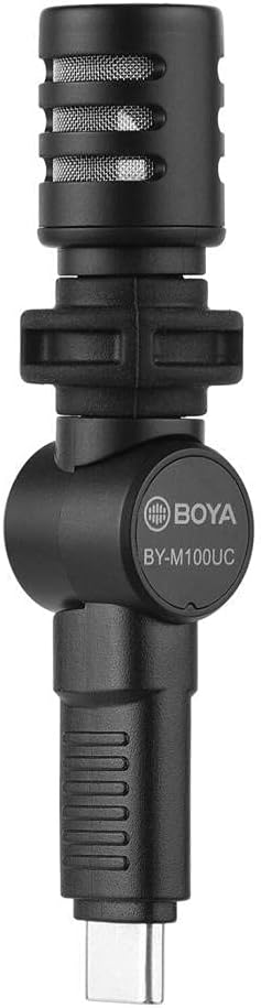 Microfone Condensador Miniatura Boya BY-M100UC Tipo C