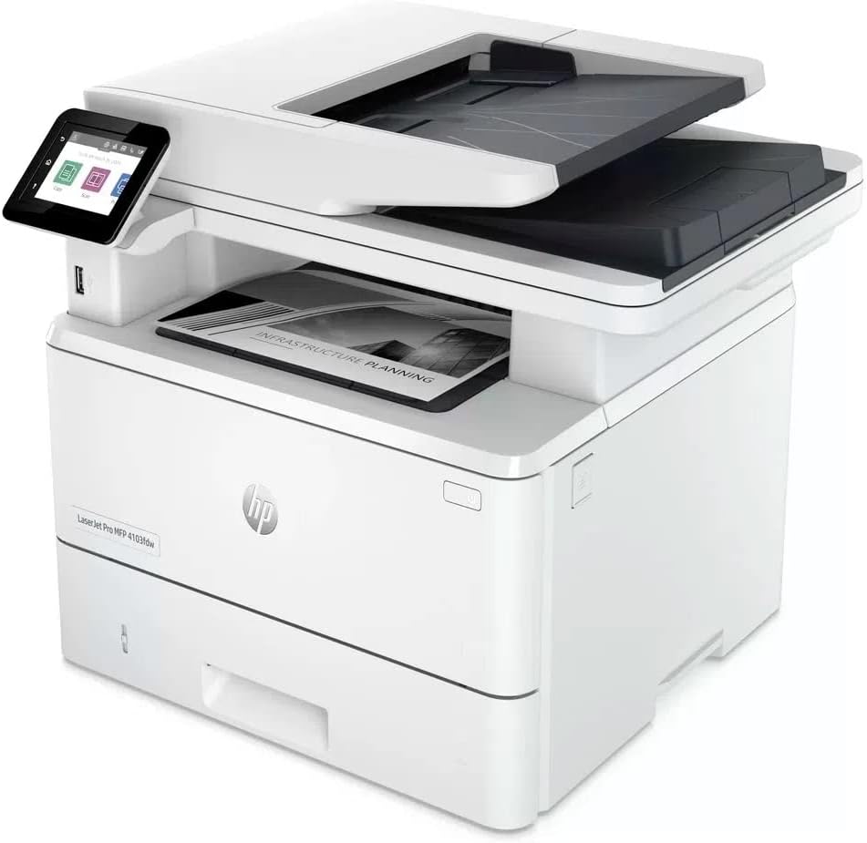 HP LaserJet Pro MFP 4103fdw – Impressora Multifuncional Laser Monocromática com Wi-Fi