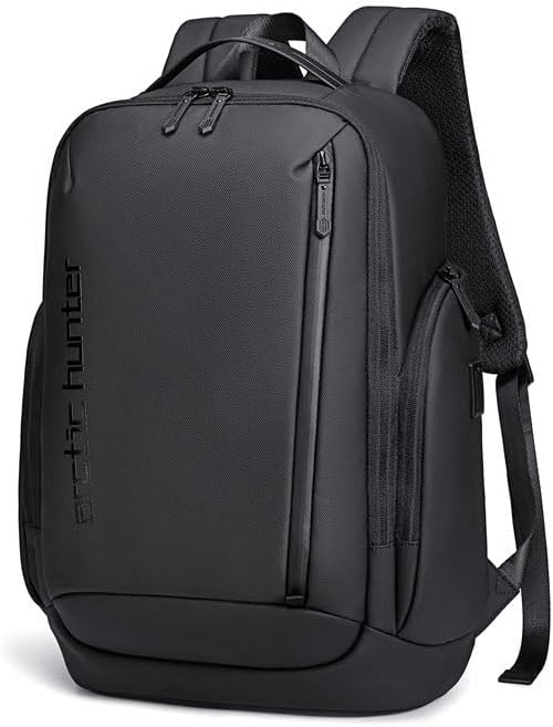 Arctic Hunter New B00554 – Mochila Resistente à Água com Compartimento para Laptop 15,6” Cor: Cinza (GREY) / Preto (BLACK)
