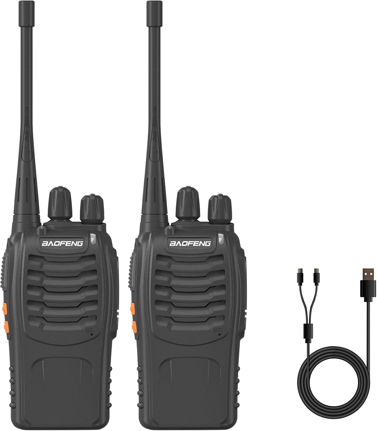 Baofeng BF‑888S — Rádio Bidirecional UHF (Kit com 2 unidades)