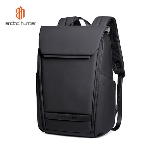 Arctic Hunter B00559 - Mochila Resistente à Água com Compartimento para Laptop 15,6” (GREY | BLACK)