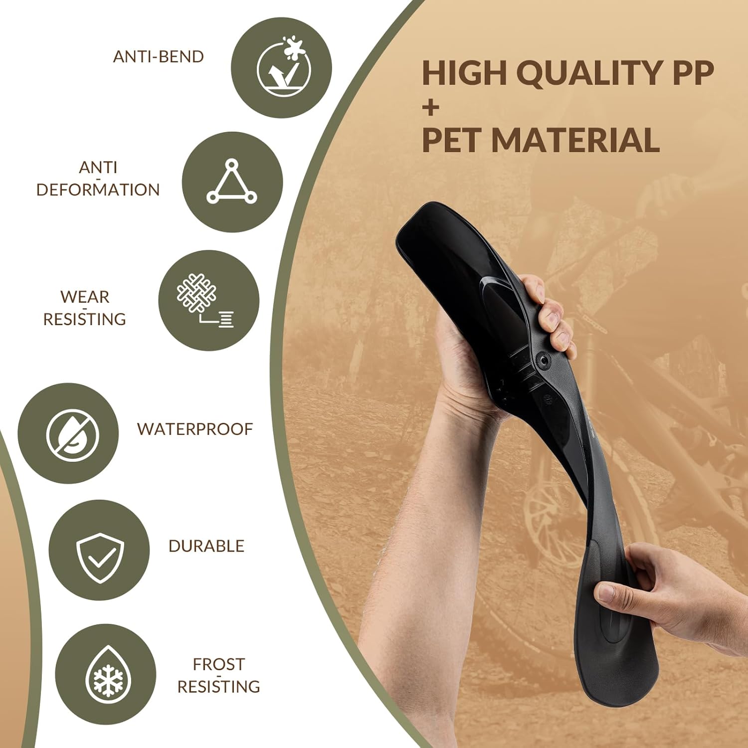 QAINKUN Guarda-lamas para Ciclismo Mountain Bike – 28210008002 - Image 4