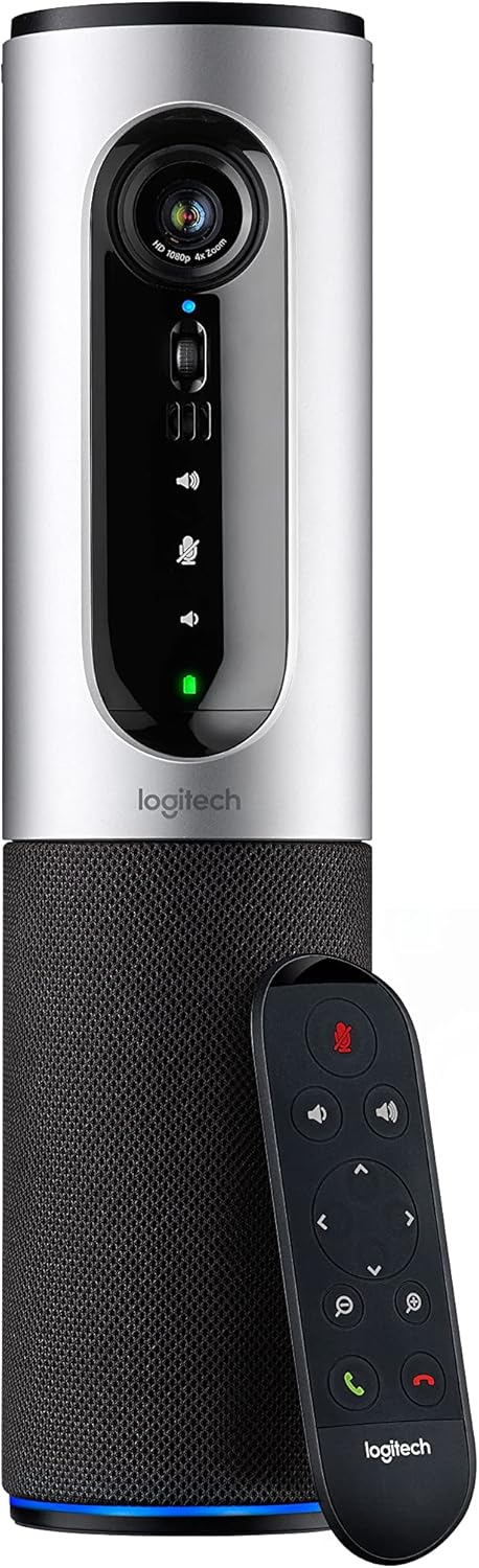 Logitech ConferenceCam Connect CC2000E – Solução de Colaboração em Vídeo Tudo-em-Um para Grupos Pequenos